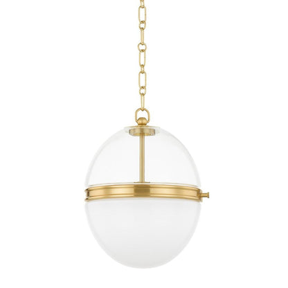 Hudson Valley Donnell Pendant Aged Brass