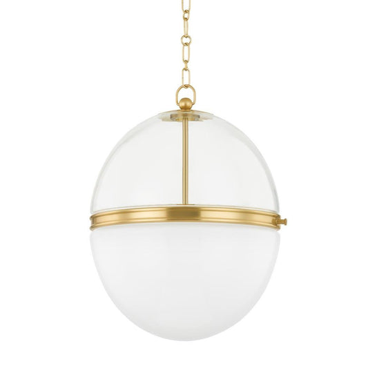 Hudson Valley Donnell Pendant Aged Brass