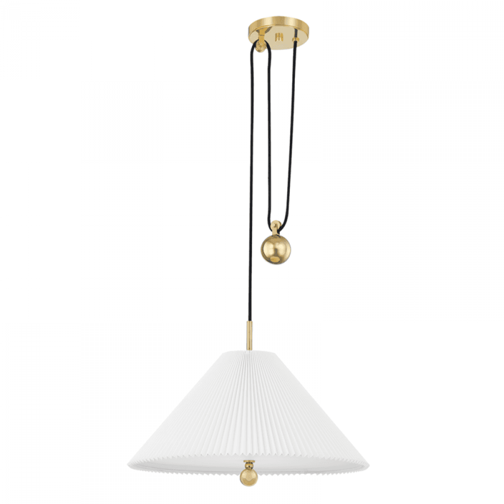 Hudson Valley Dorset Pendant Brass
