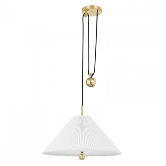 Hudson Valley Dorset Pendant Brass