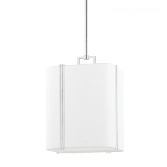 Hudson Valley Downing Pendant Nickel 13.25"W x 17.75"H
