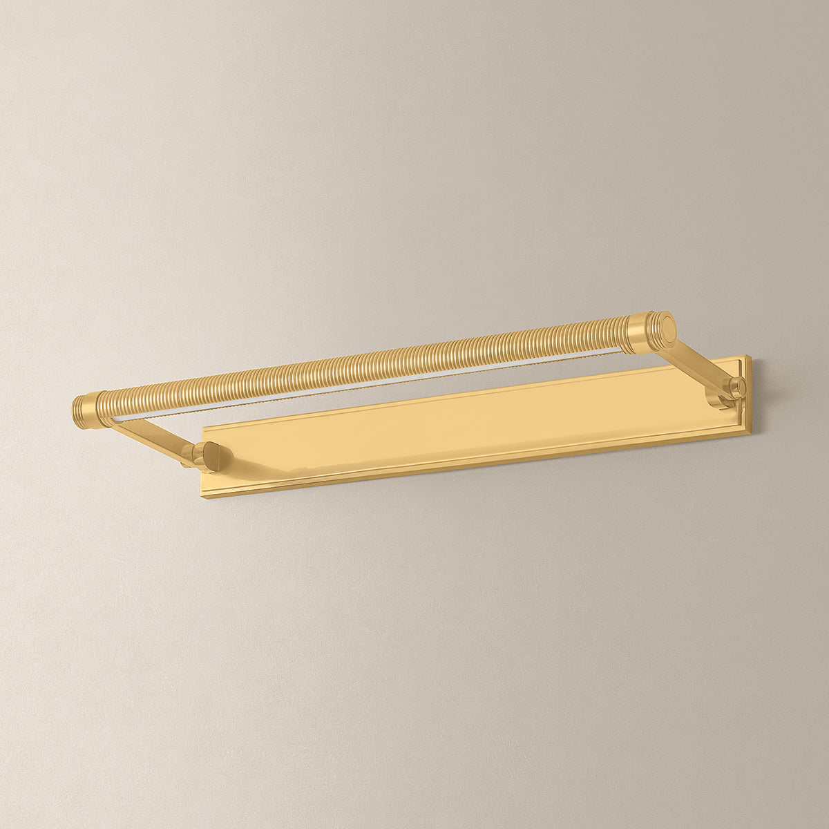 Hudson Valley Duell 24" Picture Light in Aged Brass, alternate view 3