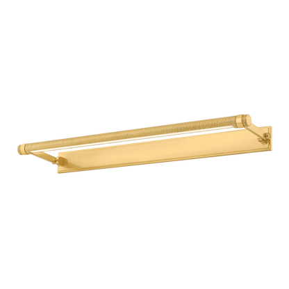 Hudson Valley Duell 30" Picture Light Aged Brass