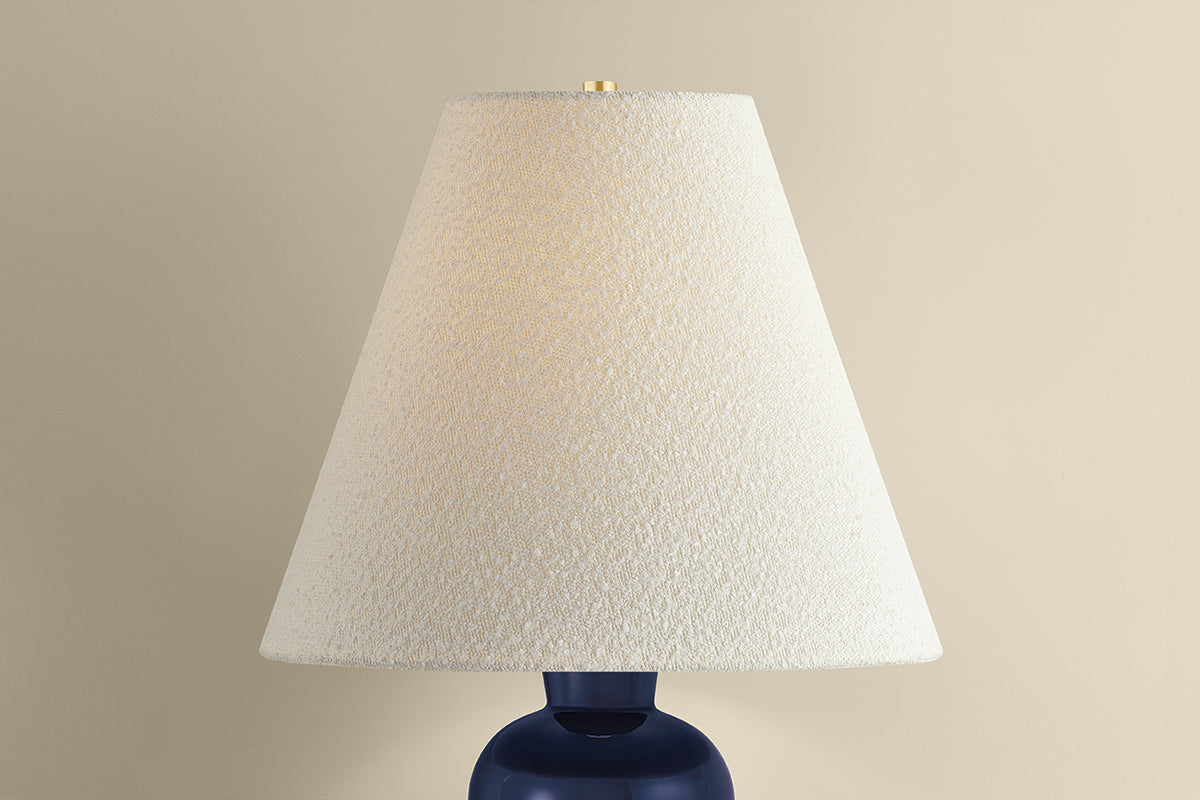 Hudson Valley Dumont Table Lamp in Aged Brass, room setting 1