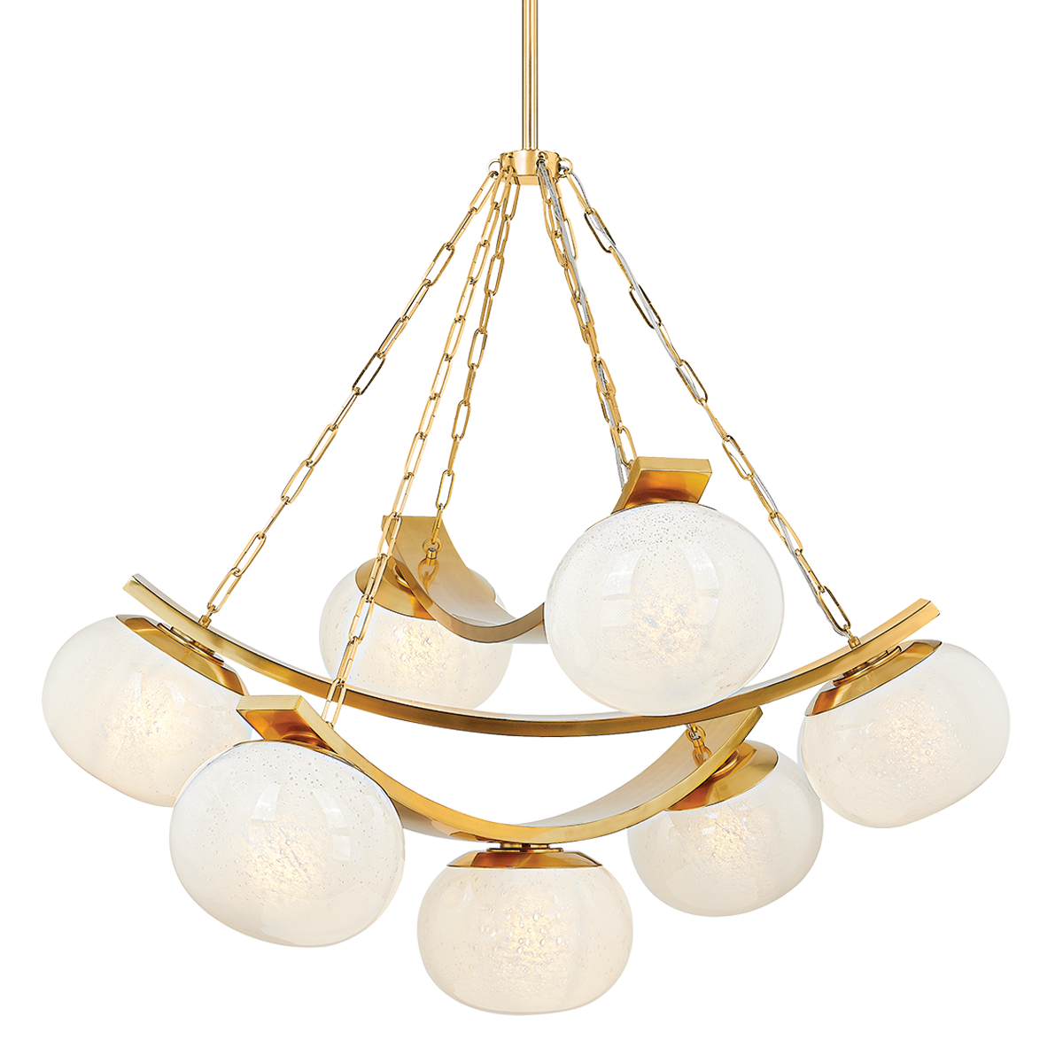 Hudson Valley Duxbury 7-Light Chandelier Aged Brass