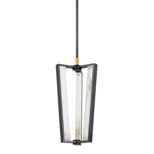 Hudson Valley Edgemere 3-Light Pendant Aged Brass/Distressed Bronze
