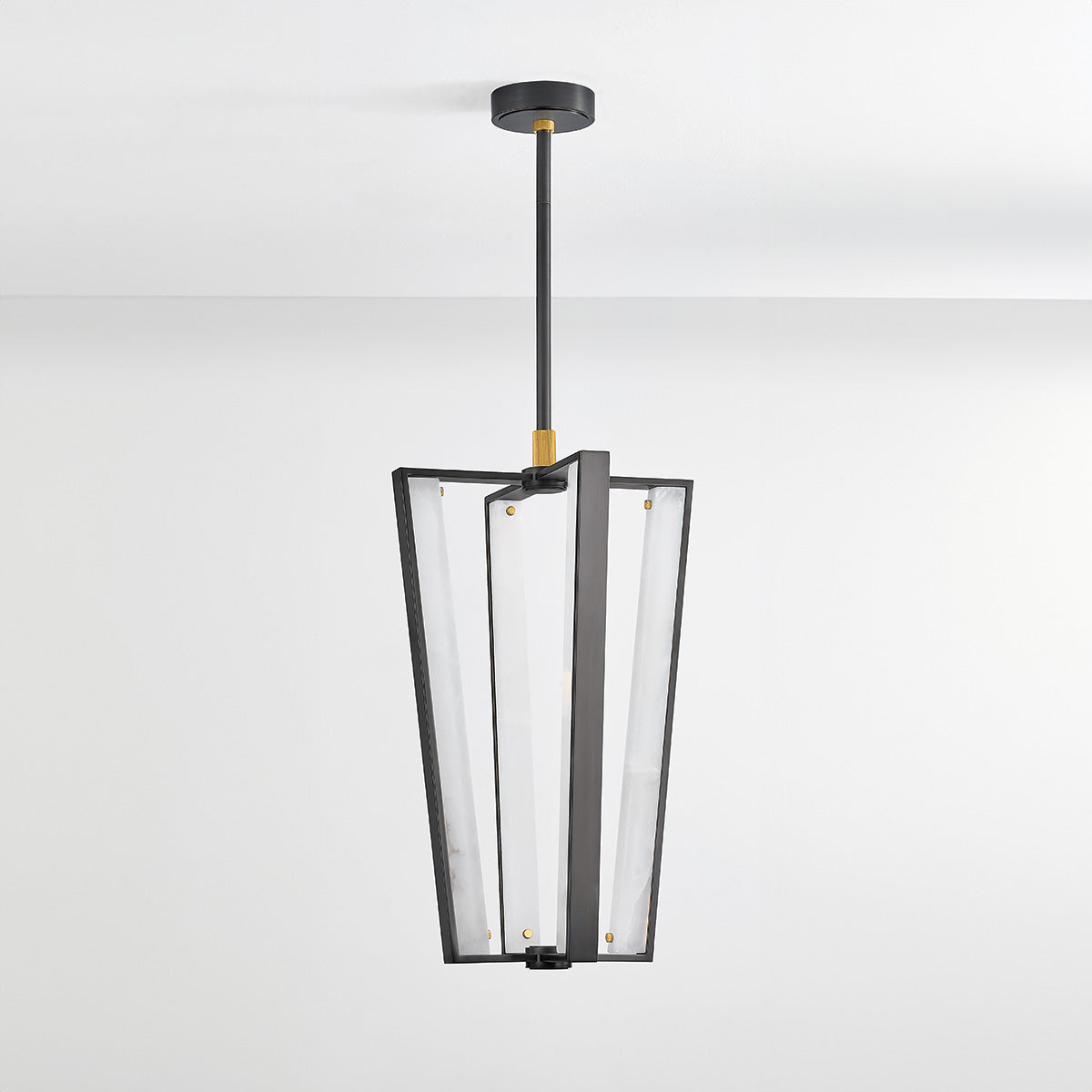 Hudson Valley Edgemere 4-Light Pendant in Aged Brass, alternate view 1