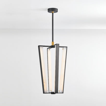 Hudson Valley Edgemere 4-Light Pendant in Aged Brass, alternate view 2