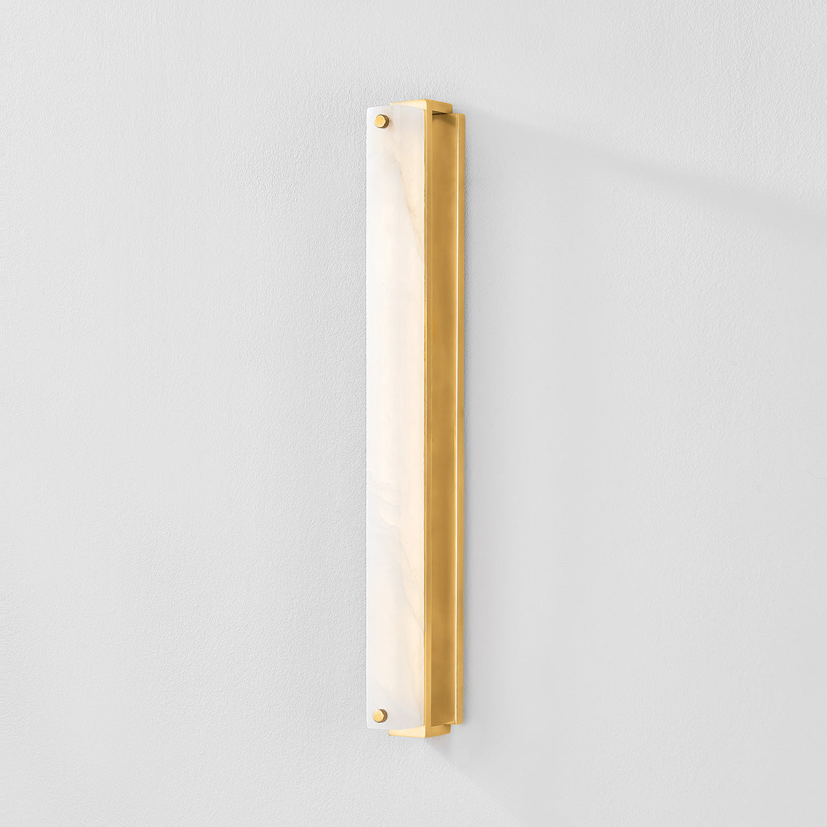 Hudson Valley Edgemere Wall Sconce Aged Brass detail view 2