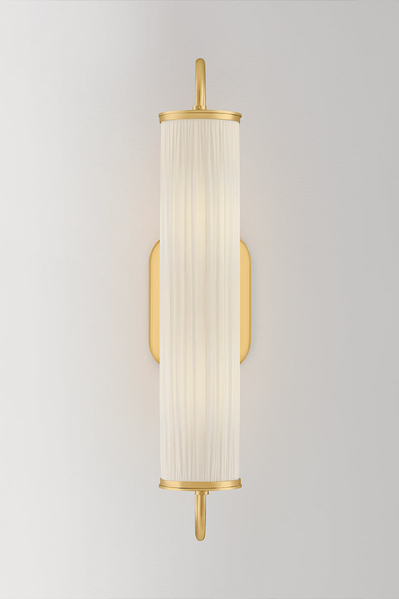 Hudson Valley Elaine 2-Light Picture Light in Aged Brass, room setting 1