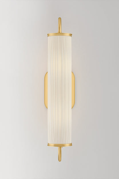 Hudson Valley Elaine 2-Light Picture Light in Aged Brass, room setting 1
