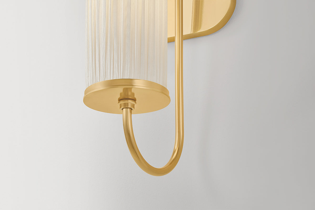 Hudson Valley Elaine 2-Light Picture Light in Aged Brass, room setting 2