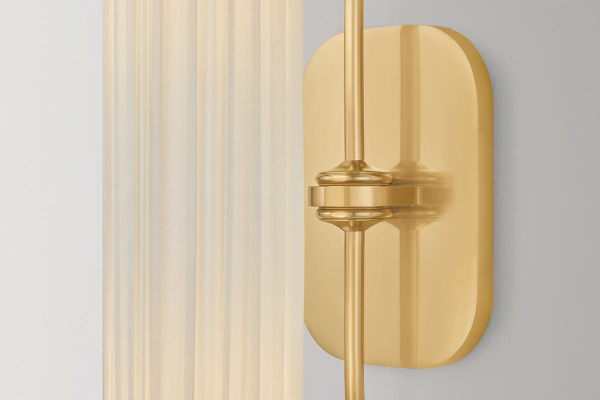 Hudson Valley Elaine 2-Light Picture Light in Aged Brass, room setting 3