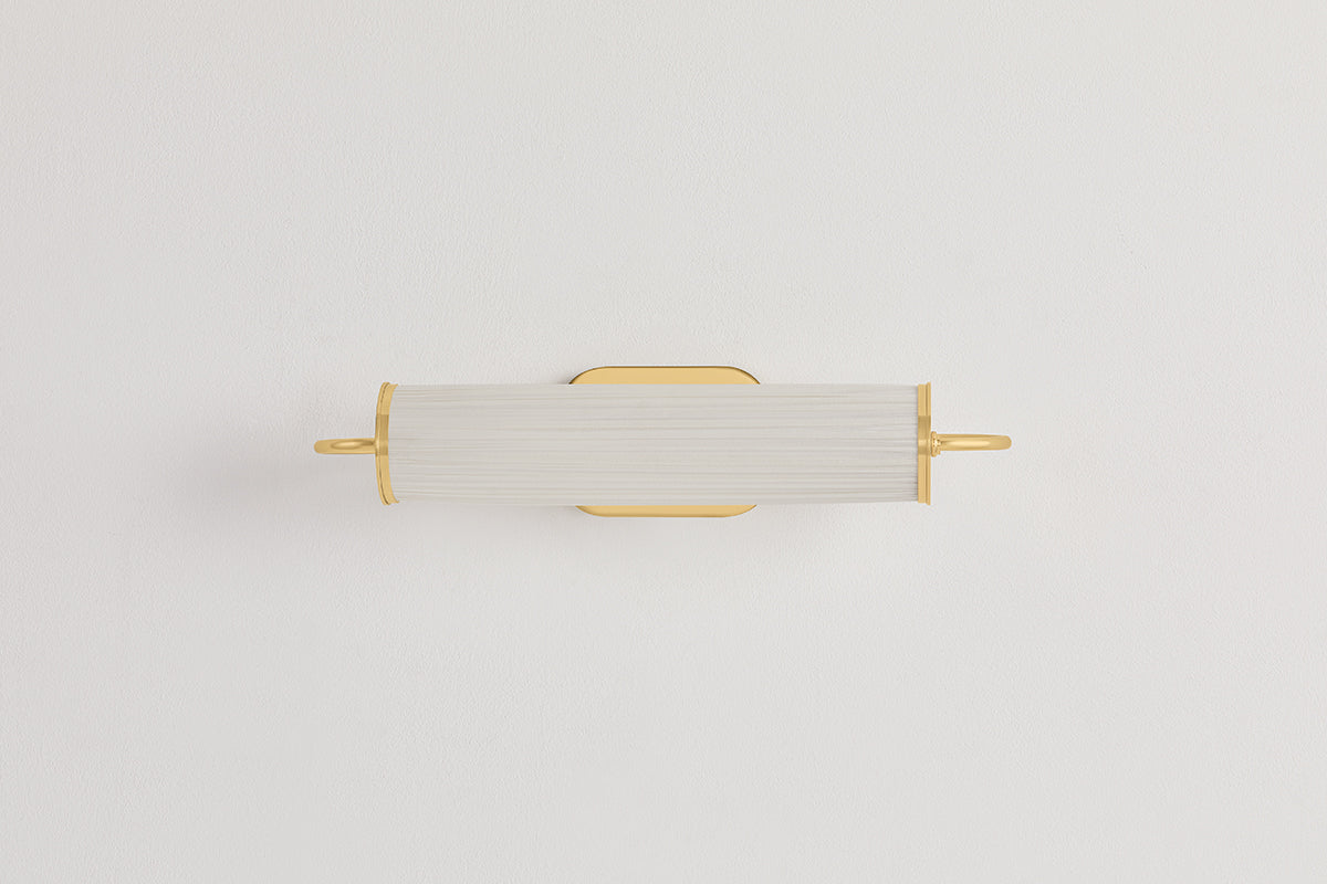 Hudson Valley Elaine 2-Light Picture Light in Aged Brass, room setting 4
