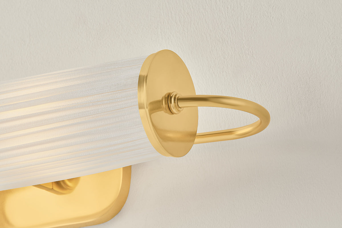 Hudson Valley Elaine 2-Light Picture Light in Aged Brass, room setting 5