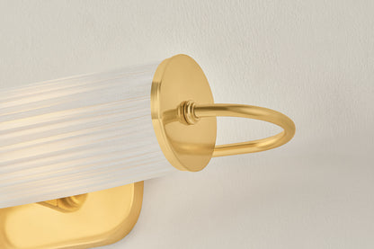 Hudson Valley Elaine 2-Light Picture Light in Aged Brass, room setting 5