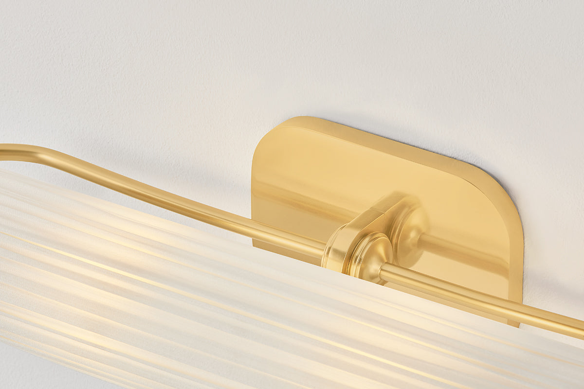 Hudson Valley Elaine 2-Light Picture Light in Aged Brass, room setting 6