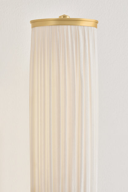 Hudson Valley Elaine 2-Light Wall Sconce in Aged Brass, room setting 2