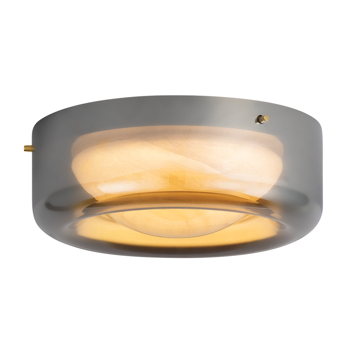 Hudson Valley Eldred Flush Mount Aged Brass