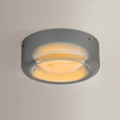 Hudson Valley Eldred Flush Mount in Aged Brass, alternate view 2