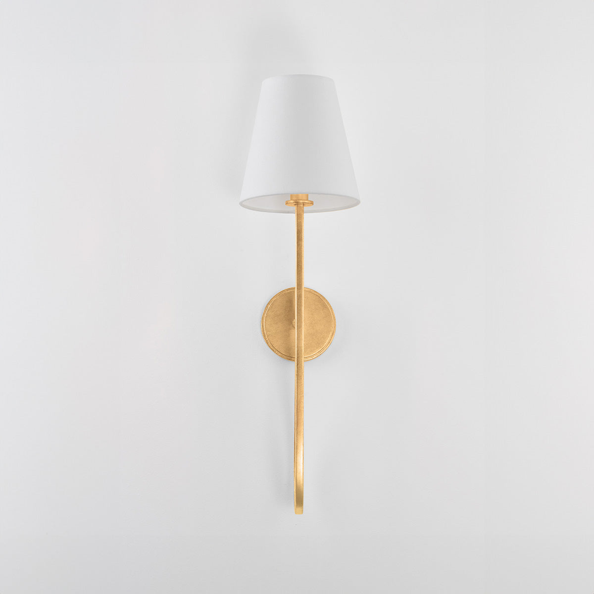 Hudson Valley Elmhurst Wall Sconce in Vintage Gold Leaf, alternate view 2
