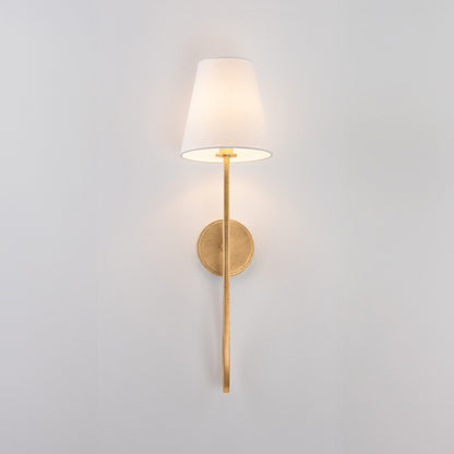 Hudson Valley Elmhurst Wall Sconce in Vintage Gold Leaf, alternate view 3