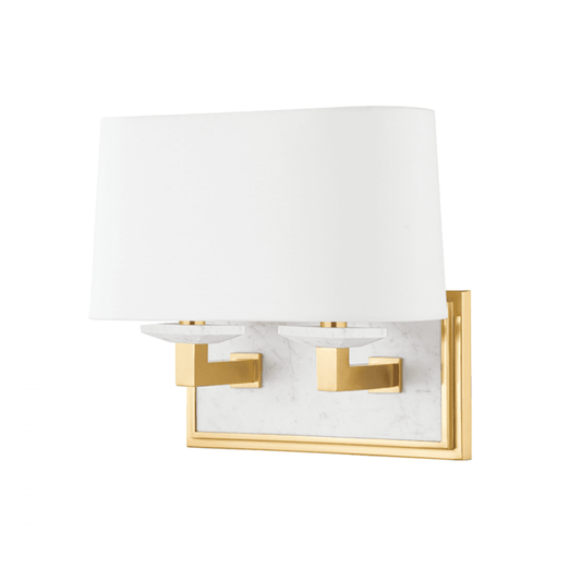 Hudson Valley Elwood Bath Bracket Aged Brass