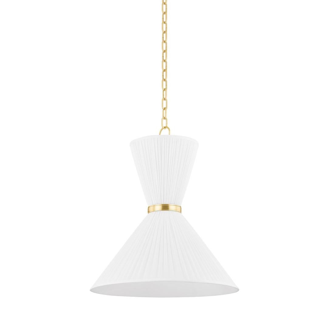 Hudson Valley Enid Pendant Aged Brass