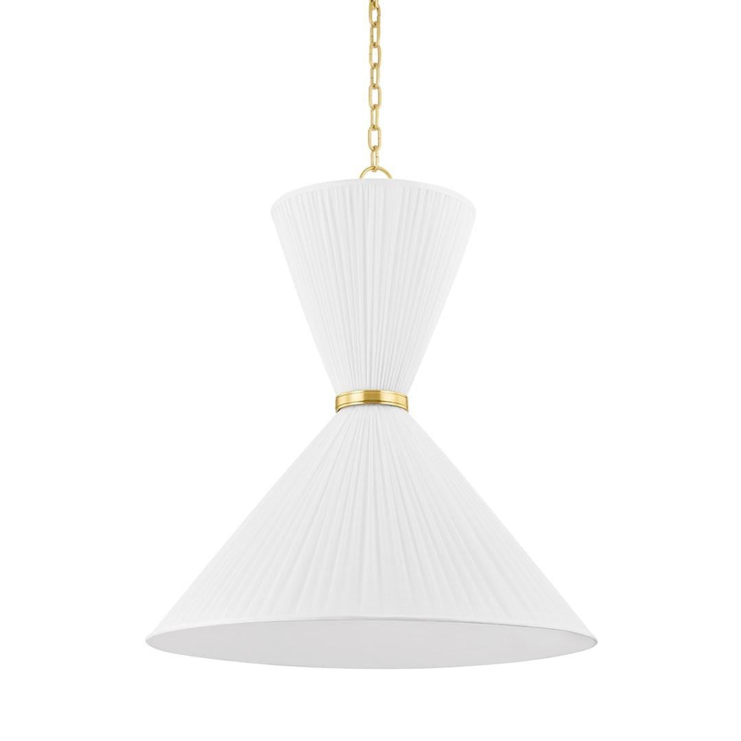 Hudson Valley Enid Pendant Aged Brass