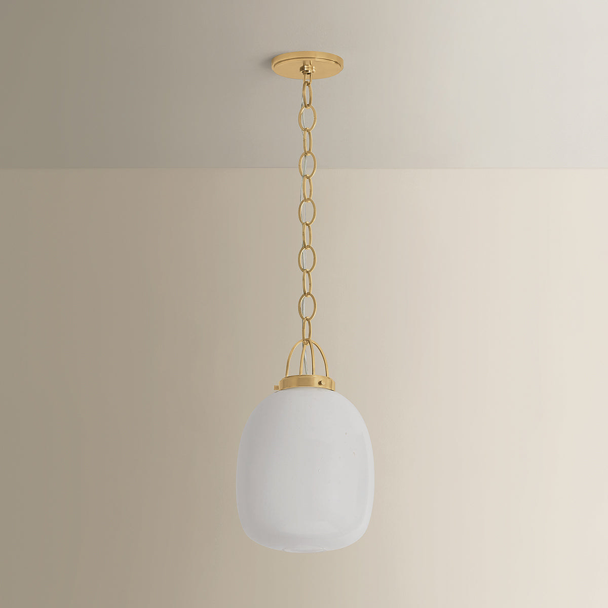 Hudson Valley Enosburg 11" Pendant in Aged Brass, alternate view 1