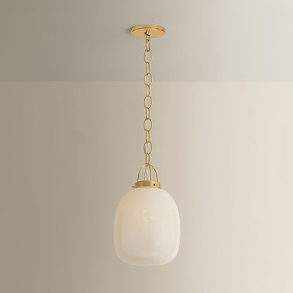 Hudson Valley Enosburg 11" Pendant in Aged Brass, alternate view 2