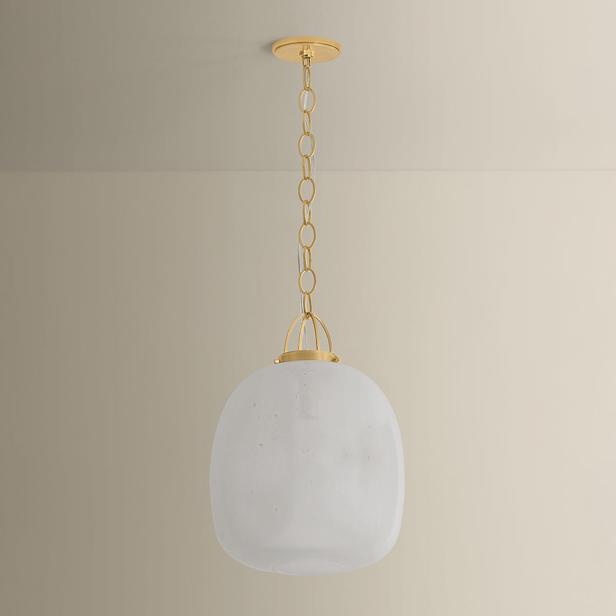 Hudson Valley Enosburg 16" Pendant in Aged Brass, alternate view 1