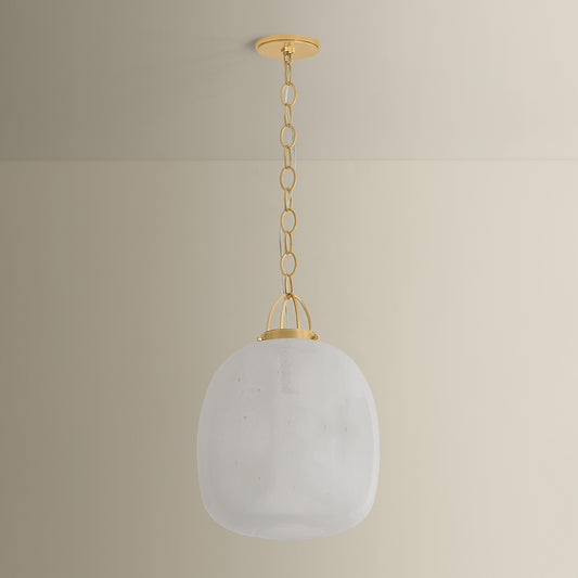 Hudson Valley Enosburg 16" Pendant in Aged Brass, alternate view 1