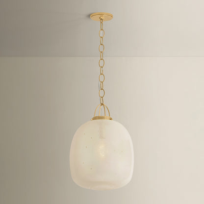 Hudson Valley Enosburg 16" Pendant in Aged Brass, alternate view 2