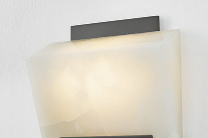 Hudson Valley Fairfield Wall Sconce in Old Bronze, room setting 3