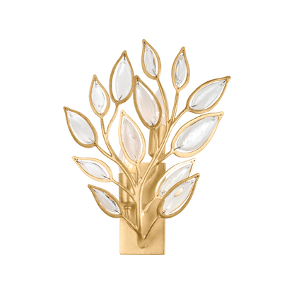 Hudson Valley Fairlee 2-Light Wall Sconce Vintage Gold Leaf