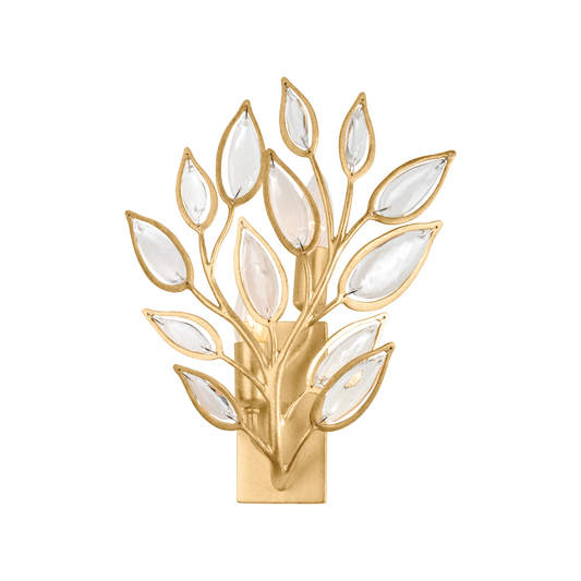 Hudson Valley Fairlee 2-Light Wall Sconce Vintage Gold Leaf