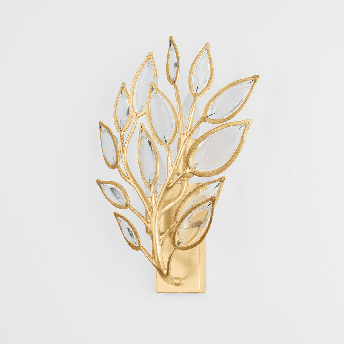 Hudson Valley Fairlee 2-Light Wall Sconce in Vintage Gold Leaf, alternate view 1