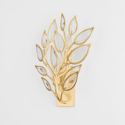 Hudson Valley Fairlee 2-Light Wall Sconce in Vintage Gold Leaf, alternate view 1