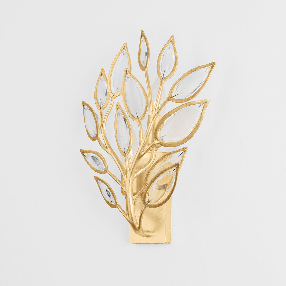 Hudson Valley Fairlee 2-Light Wall Sconce in Vintage Gold Leaf, alternate view 2