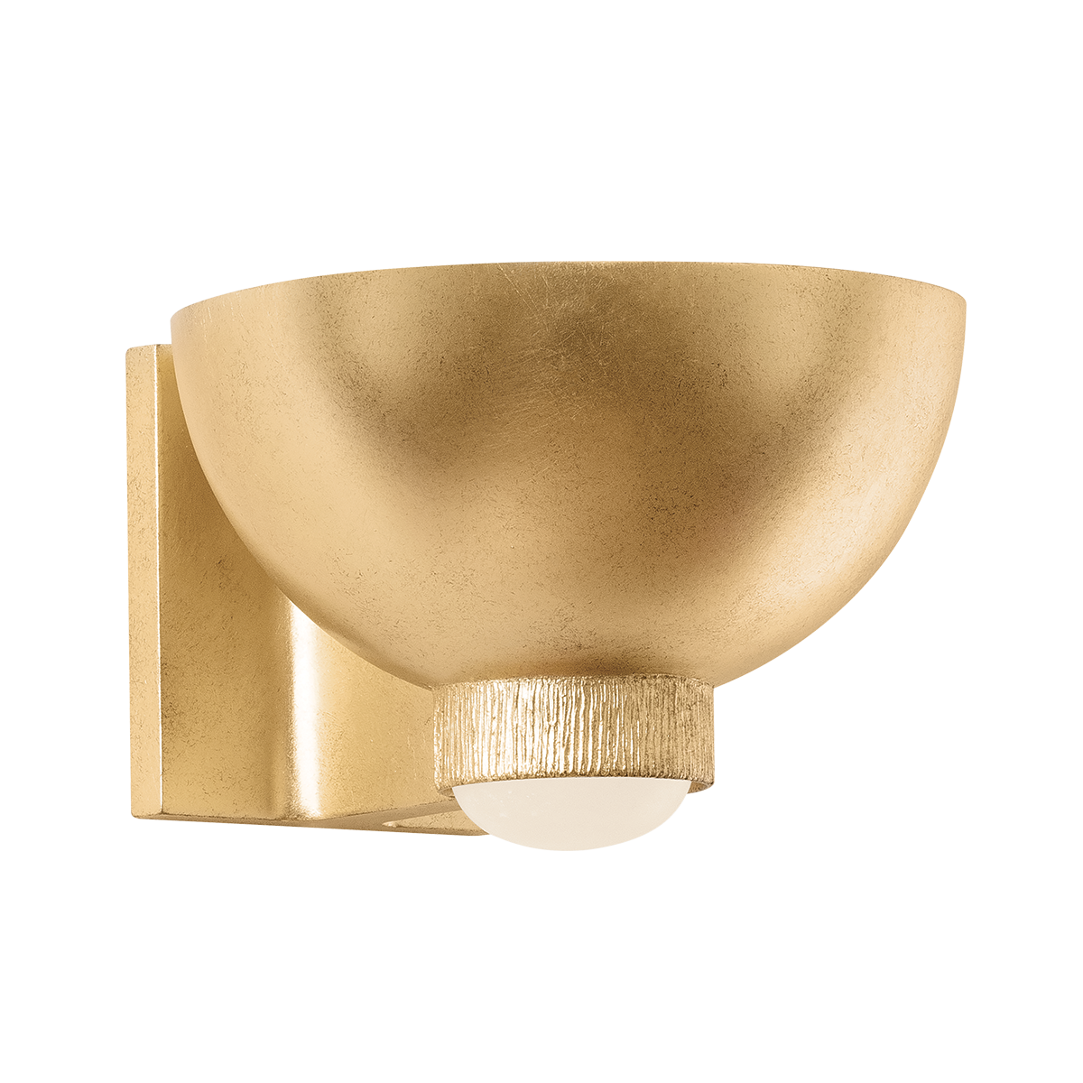 Hudson Valley Fairview Wall Sconce Vintage Gold Leaf