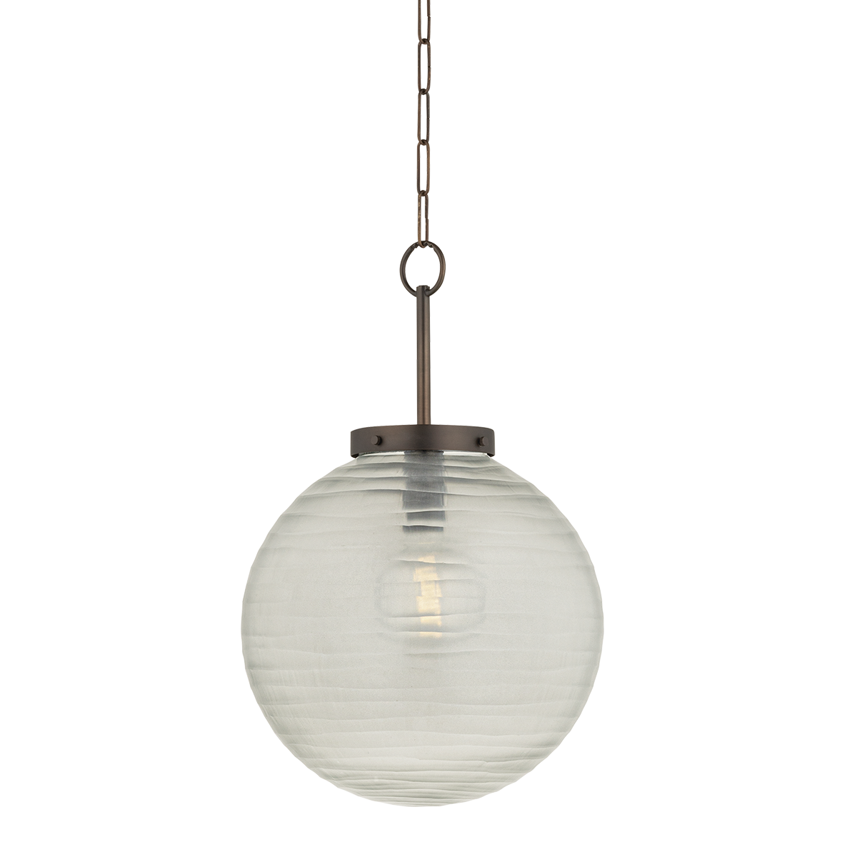 Hudson Valley Falls Mills 16" Pendant Distressed Bronze