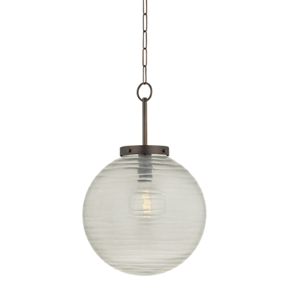 Hudson Valley Falls Mills 16" Pendant Distressed Bronze