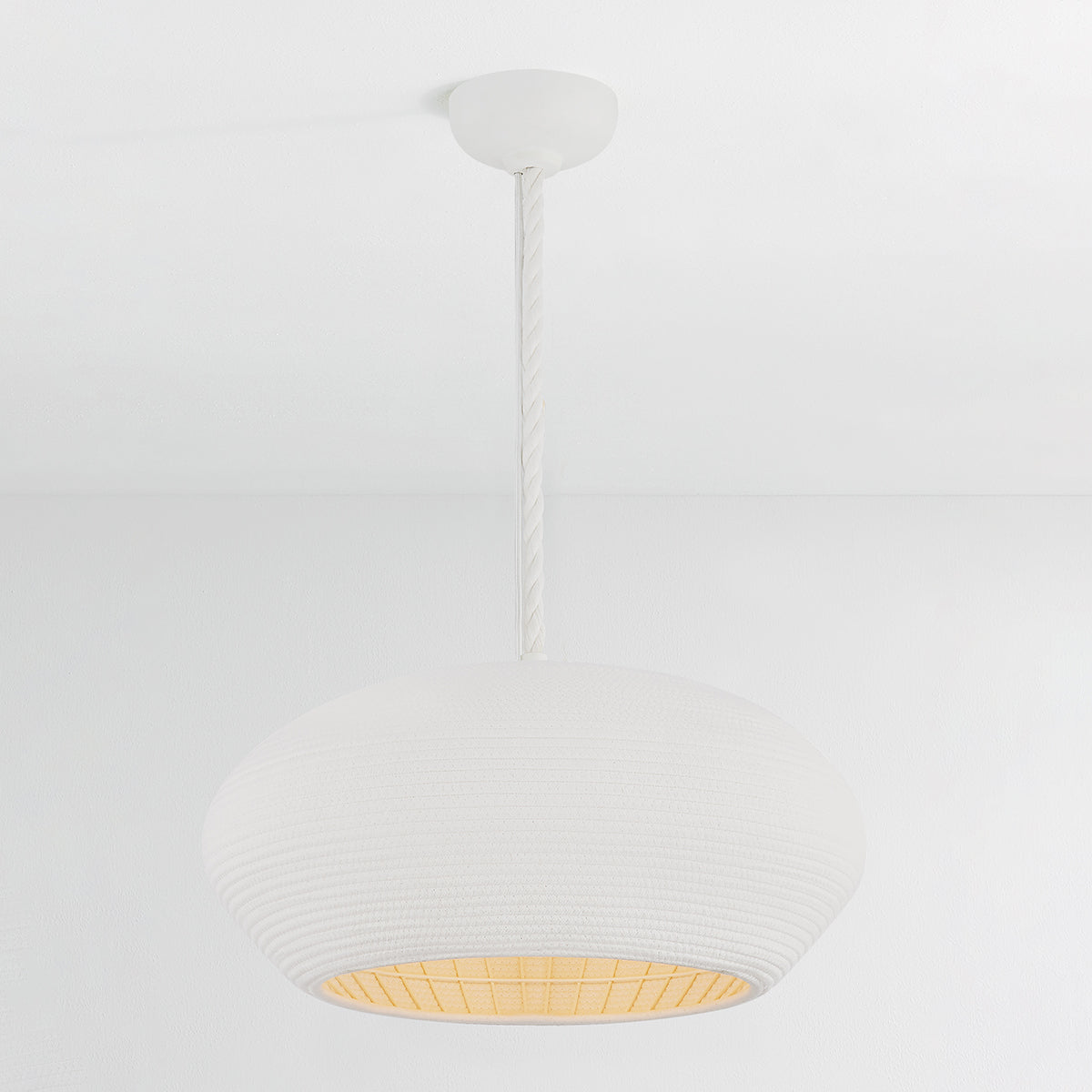 Hudson Valley Ferndale 24" Pendant in Gesso White, alternate view 1