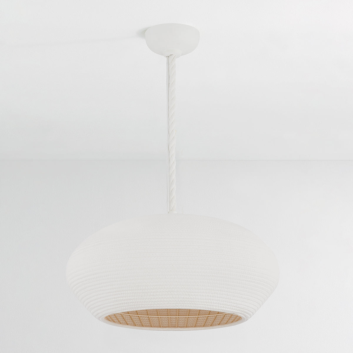 Hudson Valley Ferndale 24" Pendant in Gesso White, alternate view 2