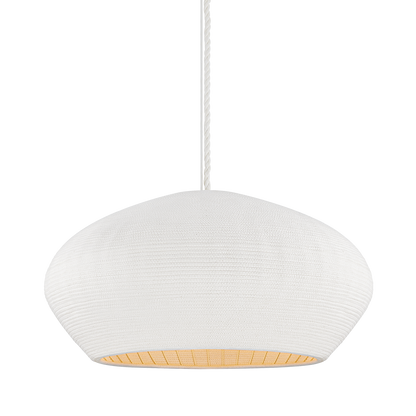 Hudson Valley Ferndale 36" Pendant Gesso White