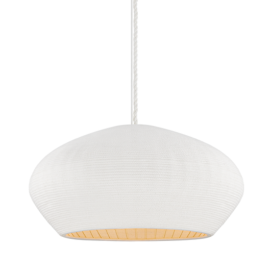 Hudson Valley Ferndale 36" Pendant Gesso White
