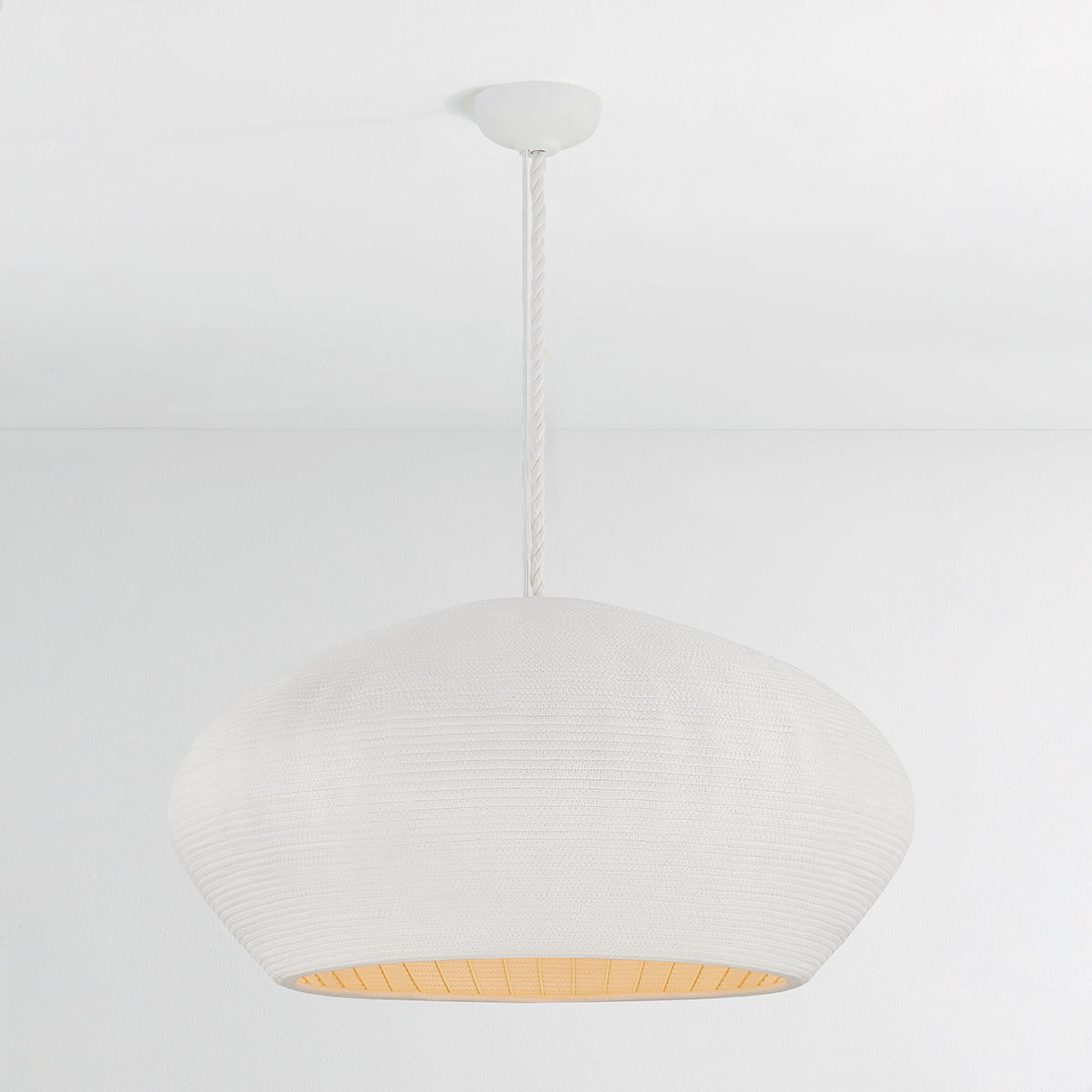Hudson Valley Ferndale 36" Pendant in Gesso White, alternate view 1