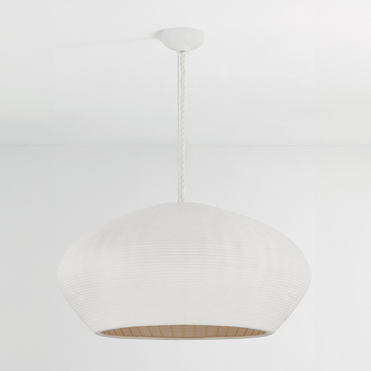Hudson Valley Ferndale 36" Pendant in Gesso White, alternate view 2