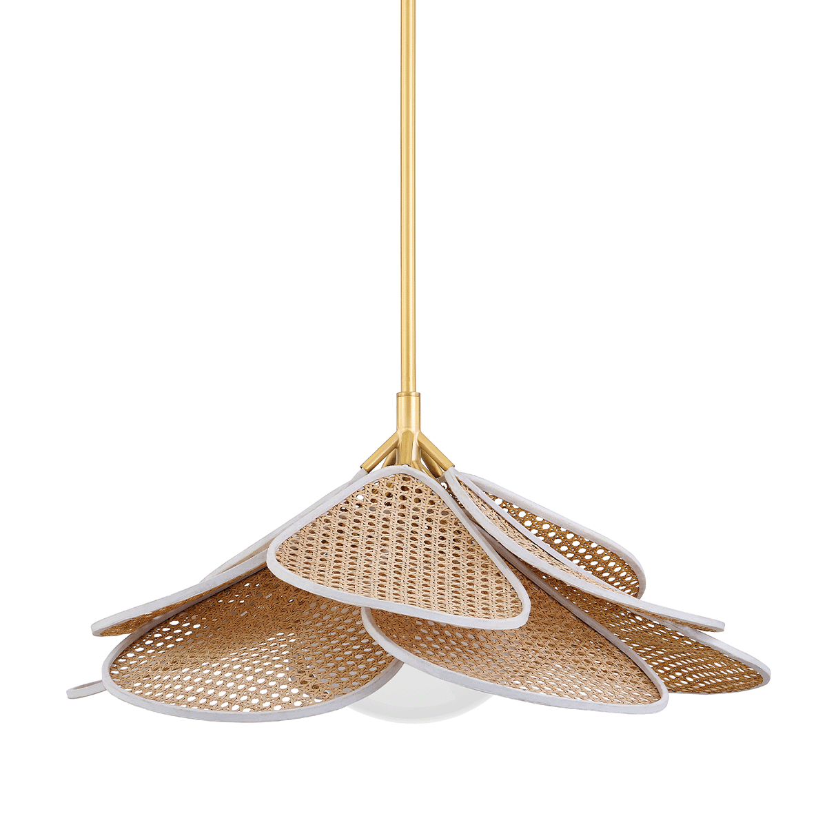 Hudson Valley Florina 28" Pendant Aged Brass